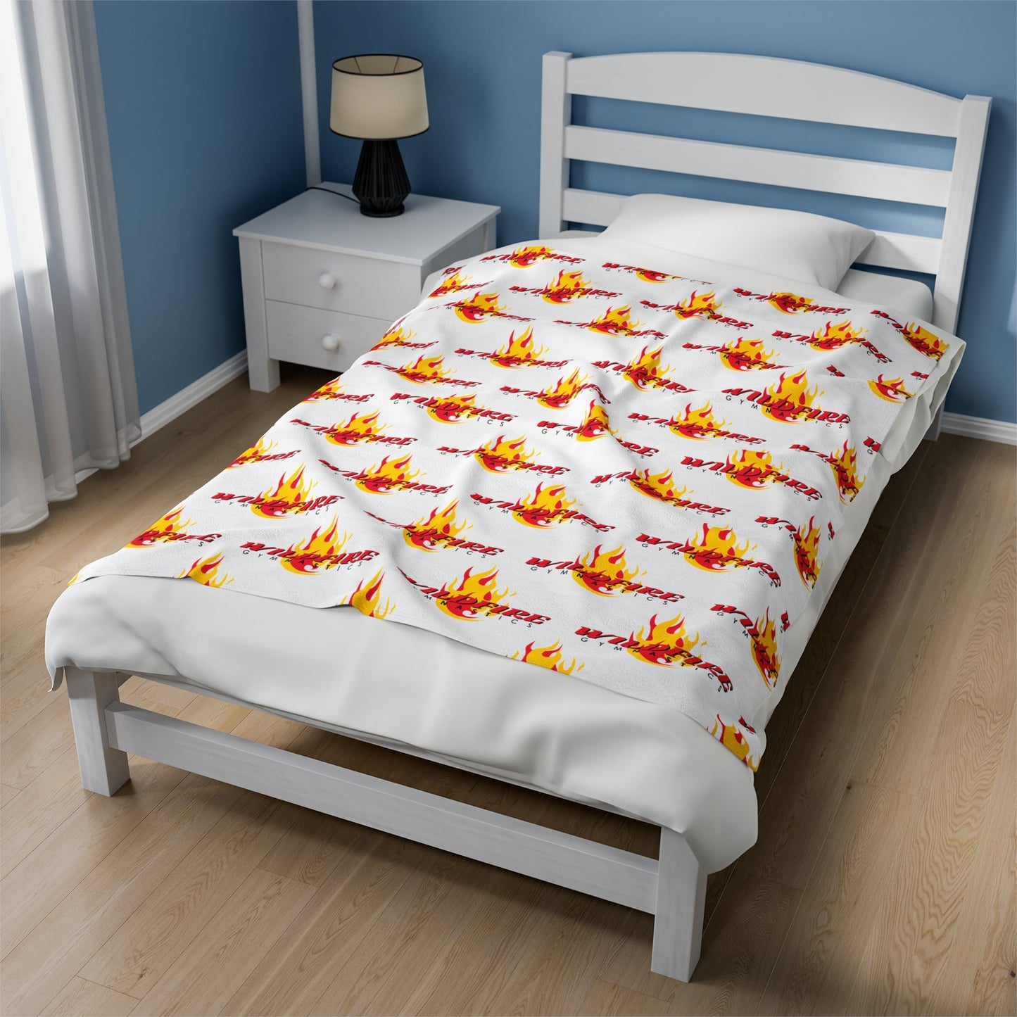 Wildfire Logo Velveteen Plush Blanket