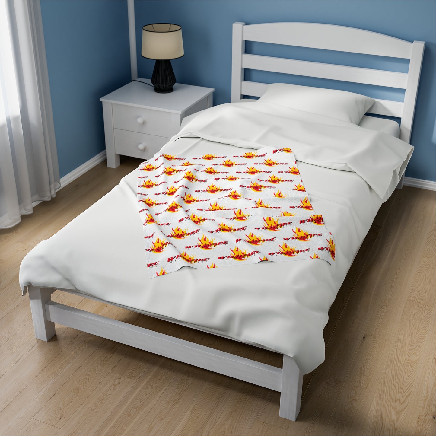 Wildfire Logo Velveteen Plush Blanket