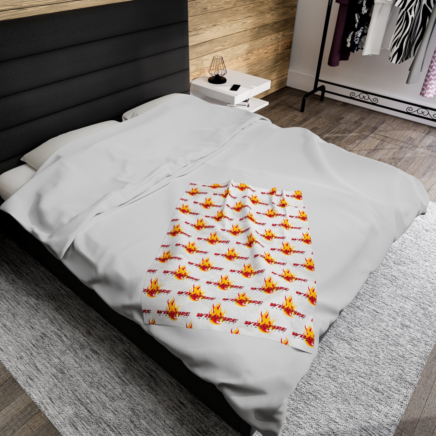 Wildfire Logo Velveteen Plush Blanket