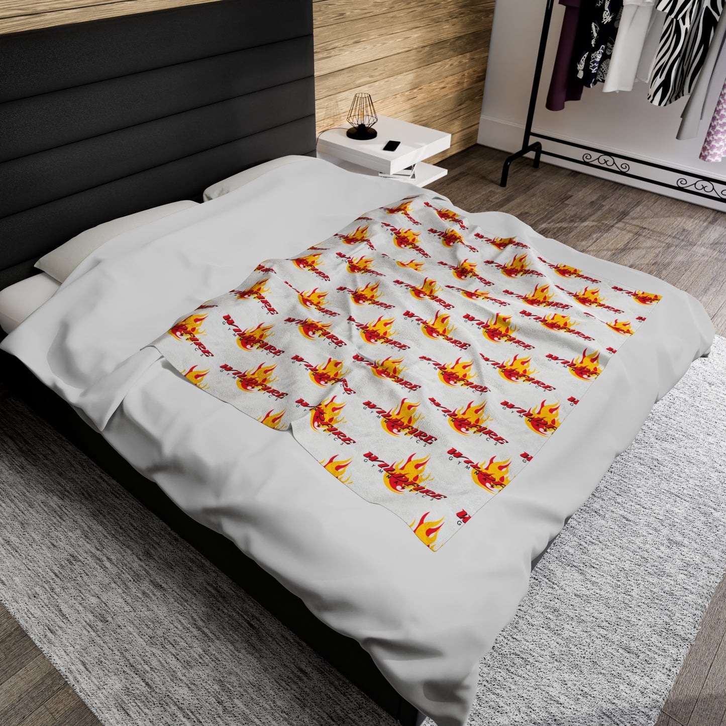 Wildfire Logo Velveteen Plush Blanket