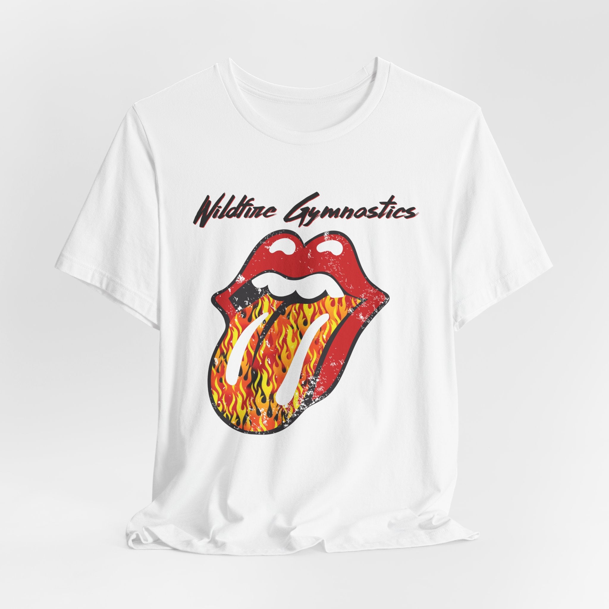 Wildfire Flame Lips Adult Unisex Tee
