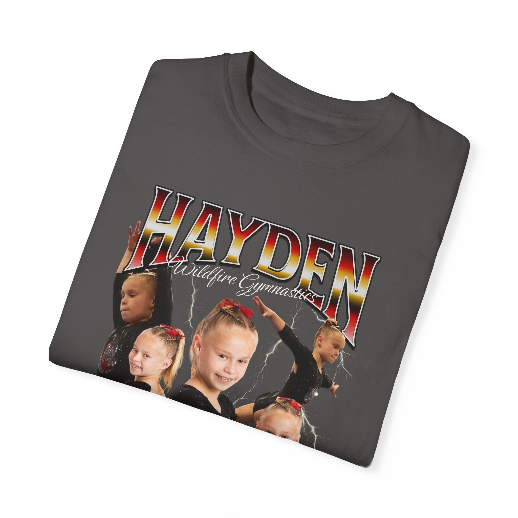CUSTOM: Gymnast Name & Photo Retro T-shirt