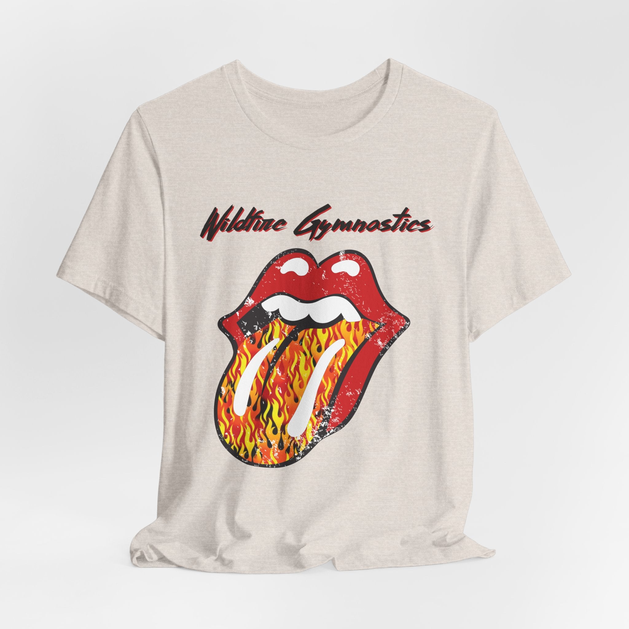Wildfire Flame Lips Adult Unisex Tee