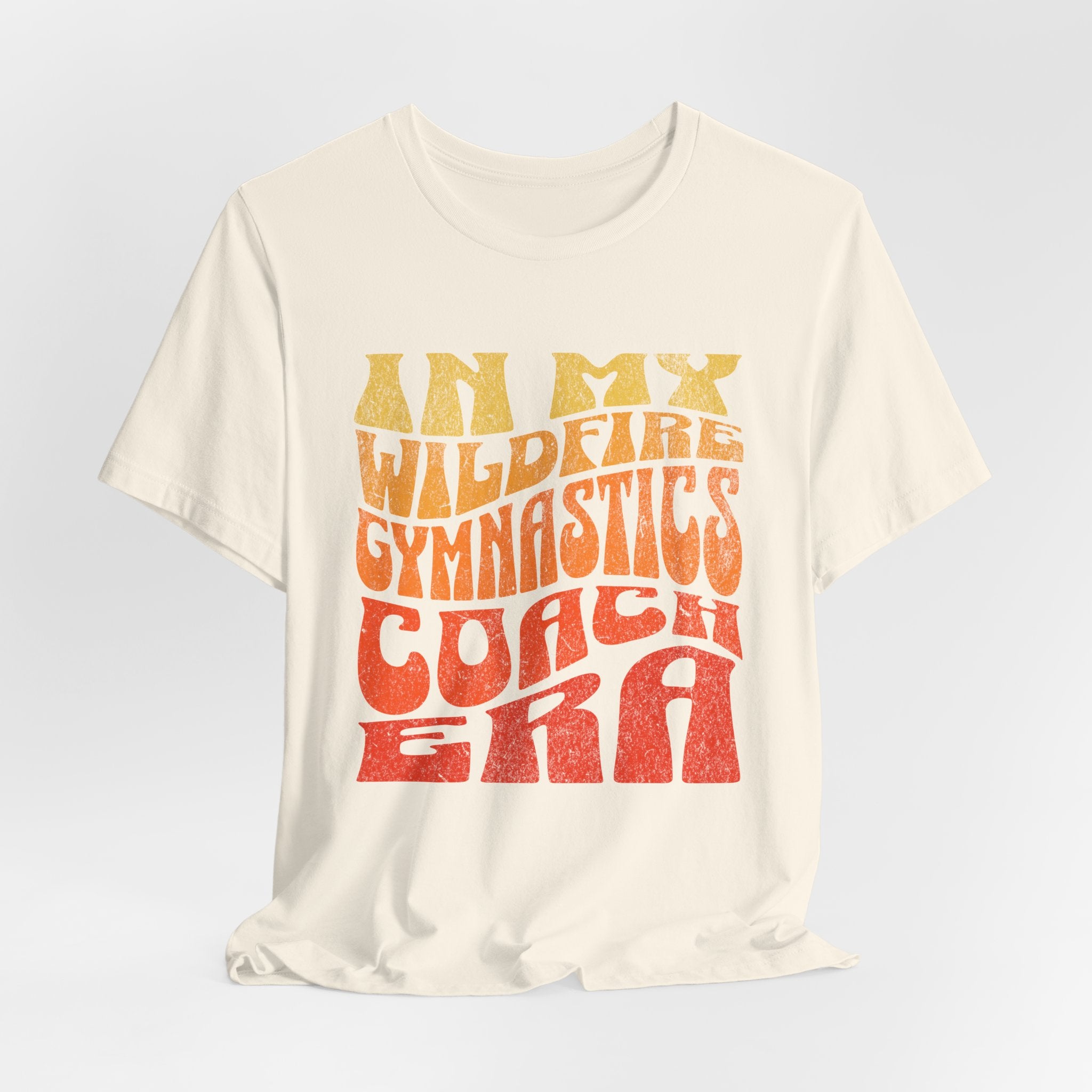In My Wildfire Gymnastics COACH Era, Unisex Jersey Short Sleeve Tee