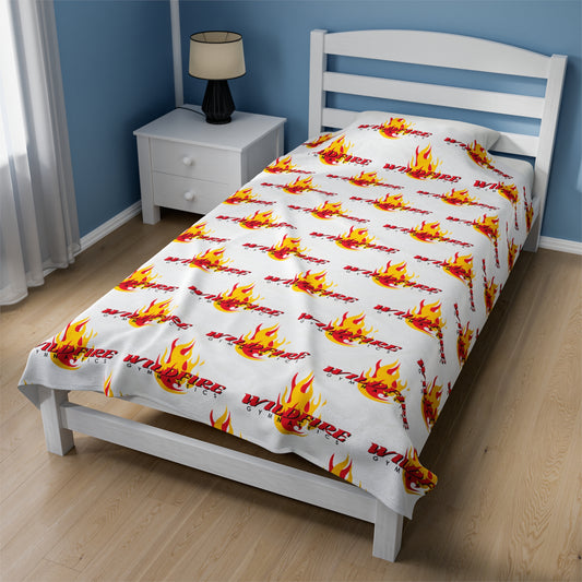 Wildfire Logo Velveteen Plush Blanket