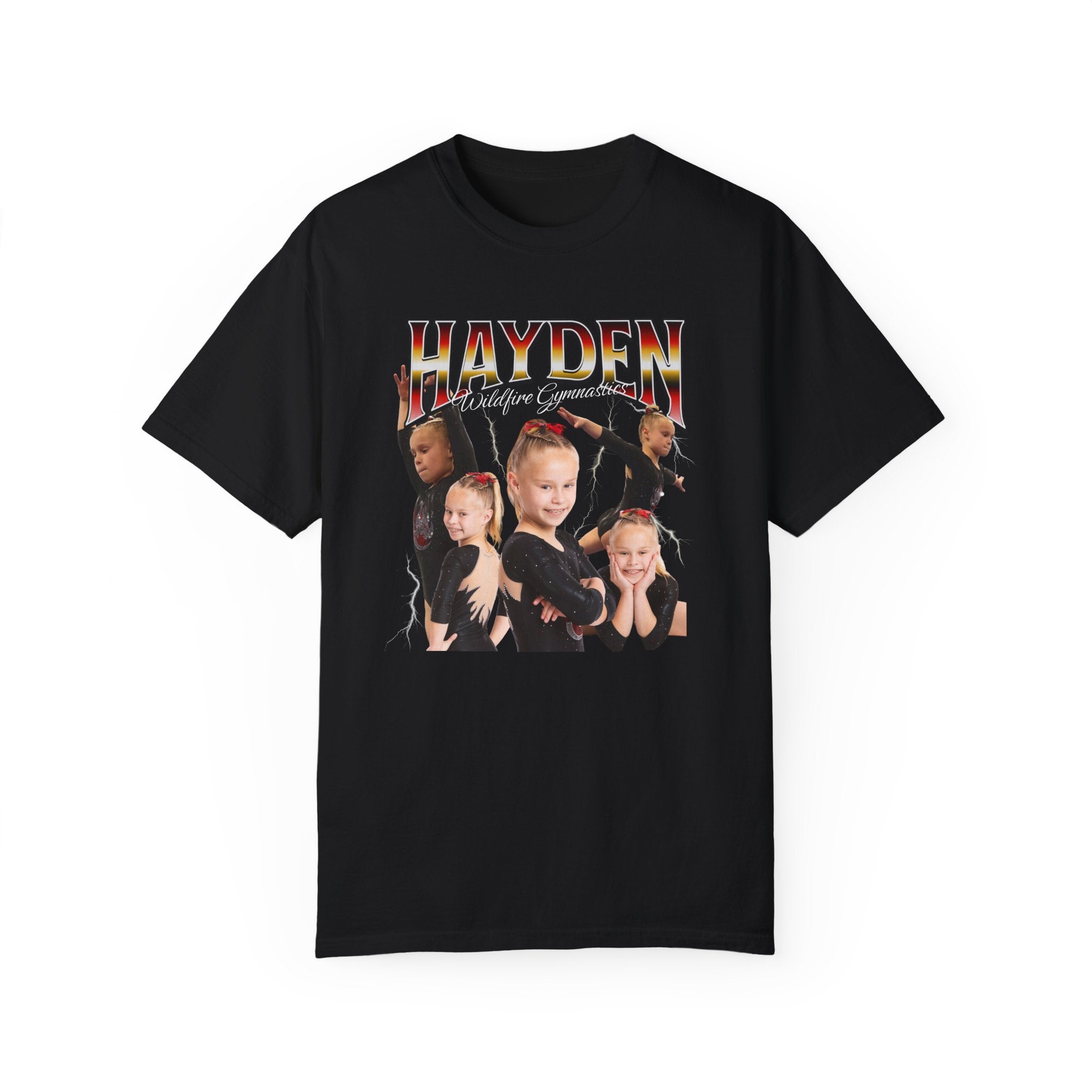CUSTOM: Gymnast Name & Photo Retro T-shirt