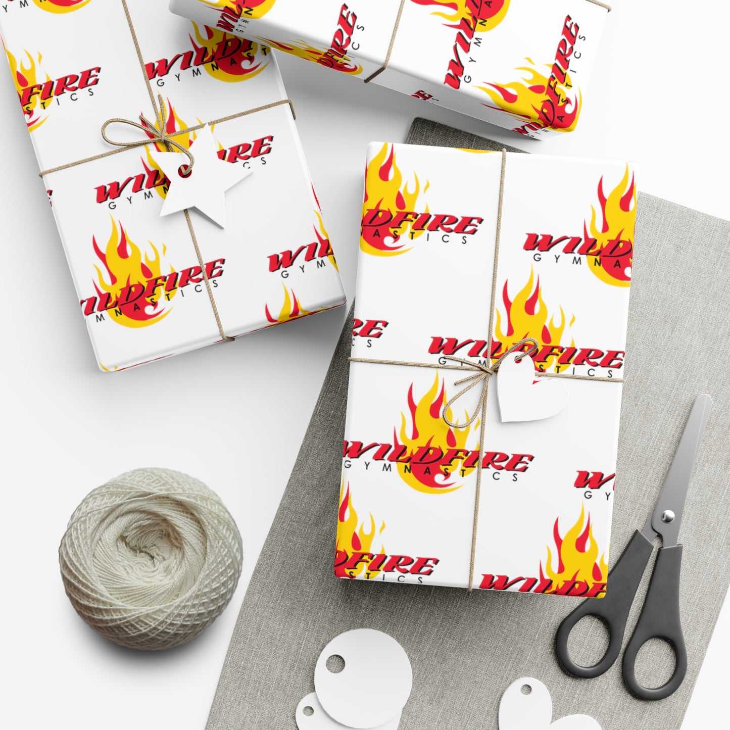 White Wildfire Logo Gift Wrap