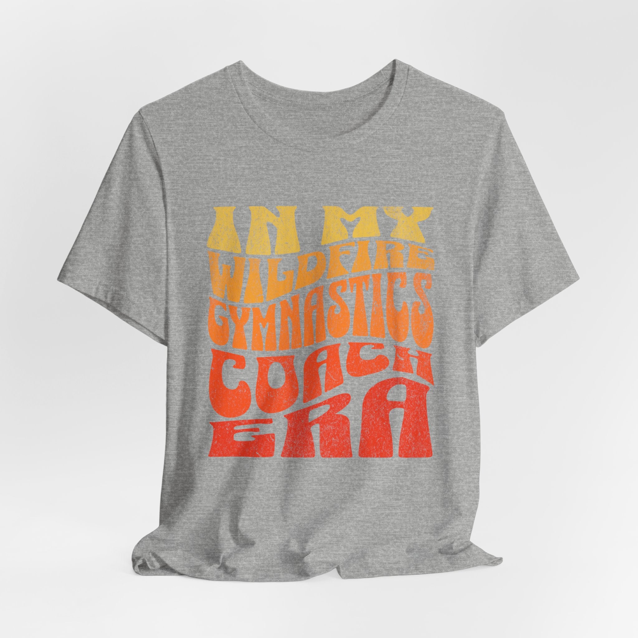 In My Wildfire Gymnastics COACH Era, Unisex Jersey Short Sleeve Tee