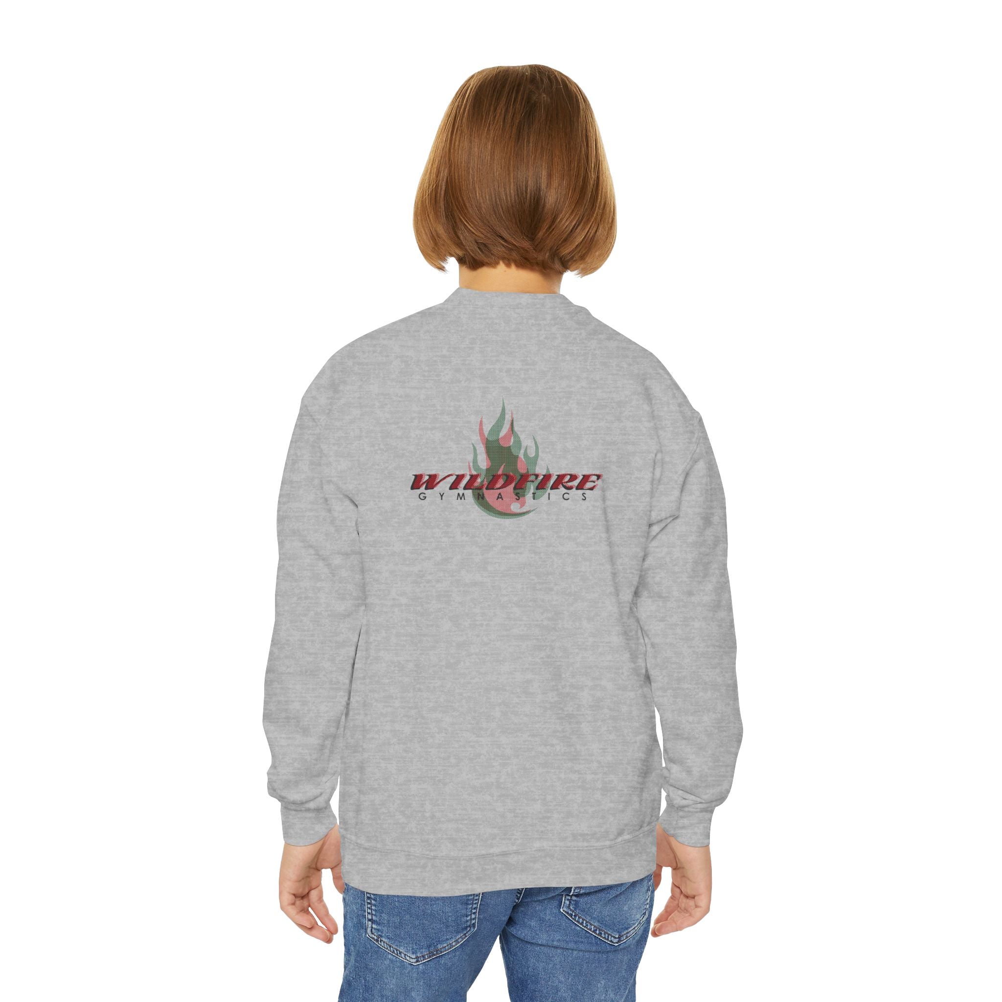 Merry Flipmas, Youth Crewneck Sweatshirt