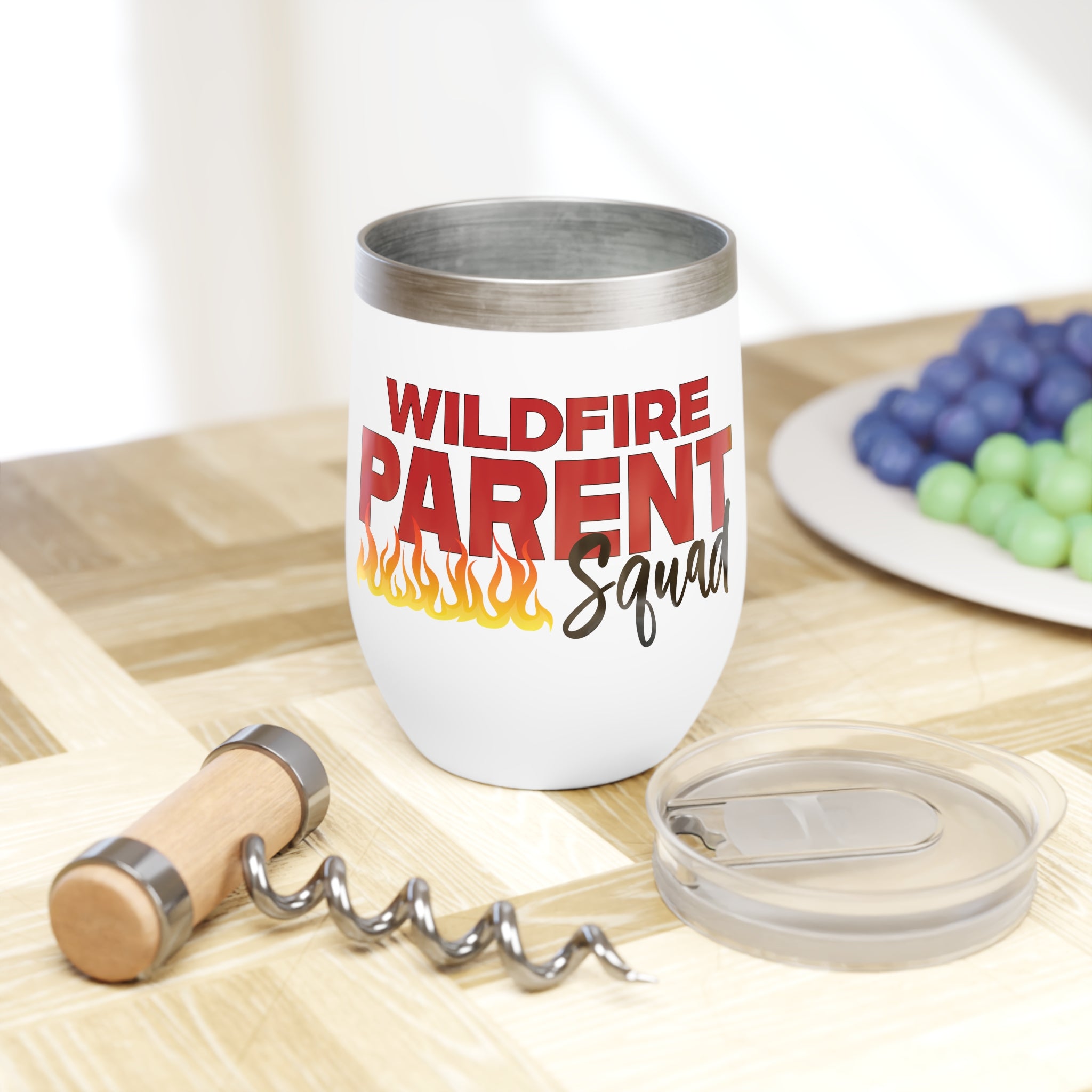 Wildfire Parent Squad Chill Wine Tumbler