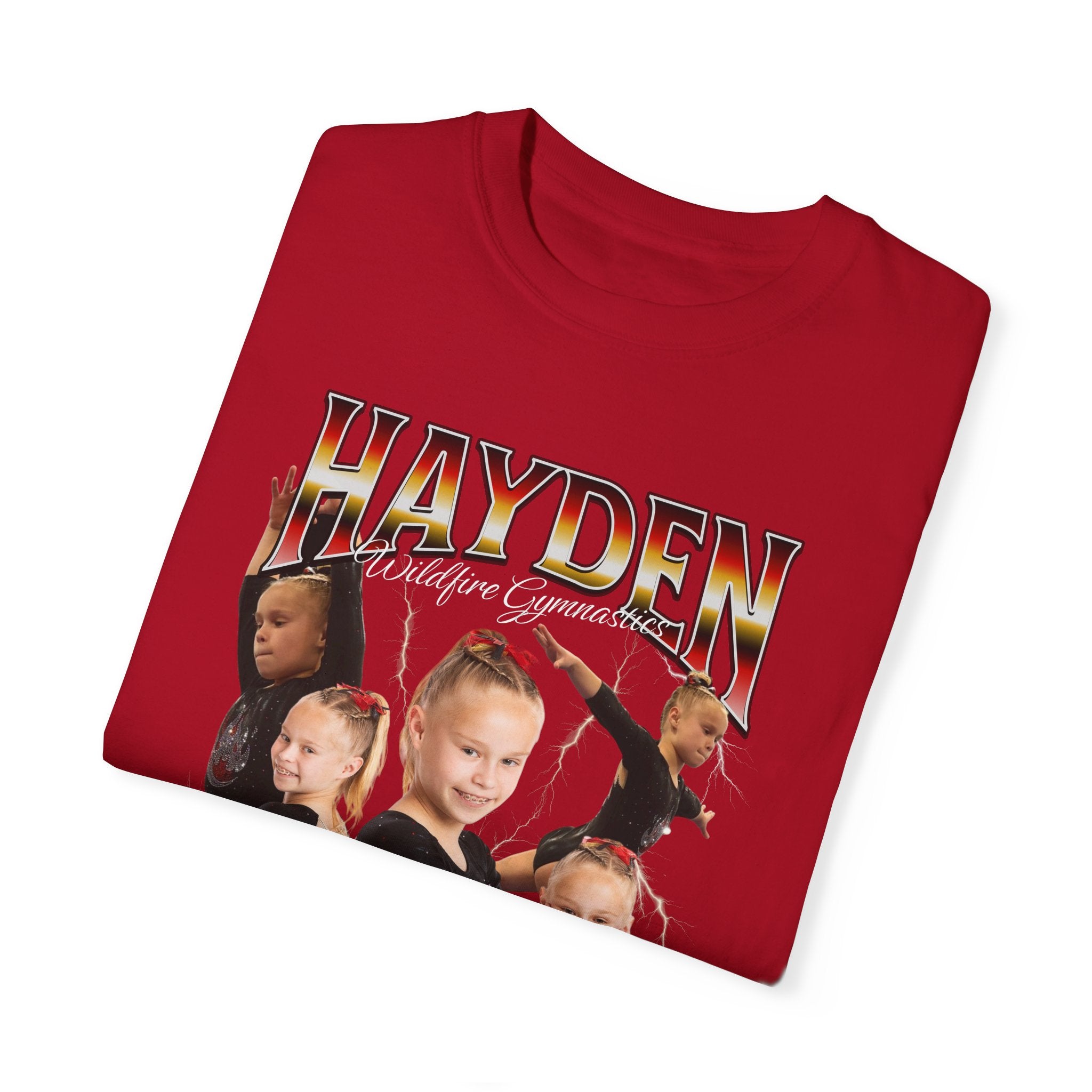 CUSTOM: Gymnast Name & Photo Retro T-shirt