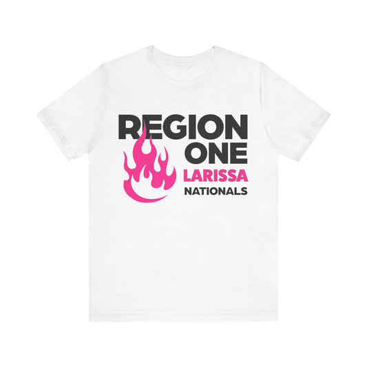 Region One Larissa, Nationals 2024, Unisex Jersey Short Sleeve Tee