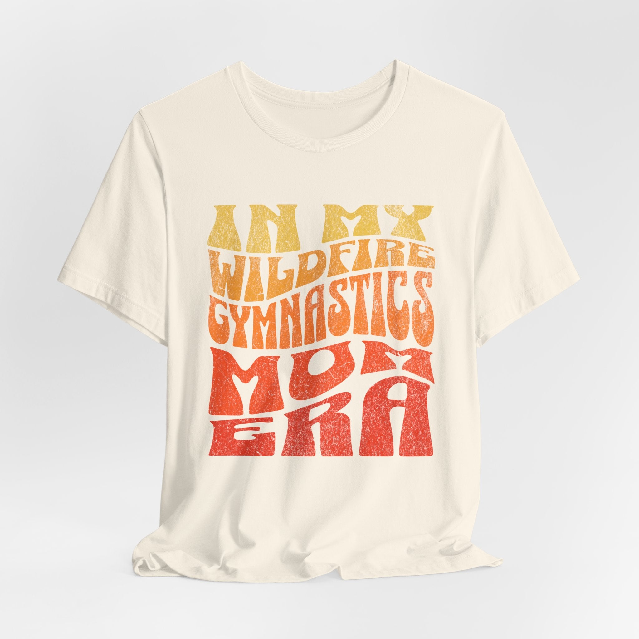 In My Wildfire Gymnastics Mom Era, Unisex Jersey Short Sleeve Tee