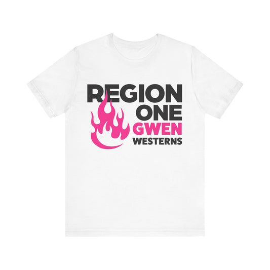 Region One Gwen, Westerns 2024, Unisex Jersey Short Sleeve Tee