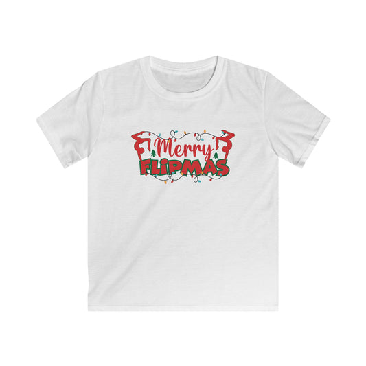 Merry Flipmas, Kids Softstyle Tee