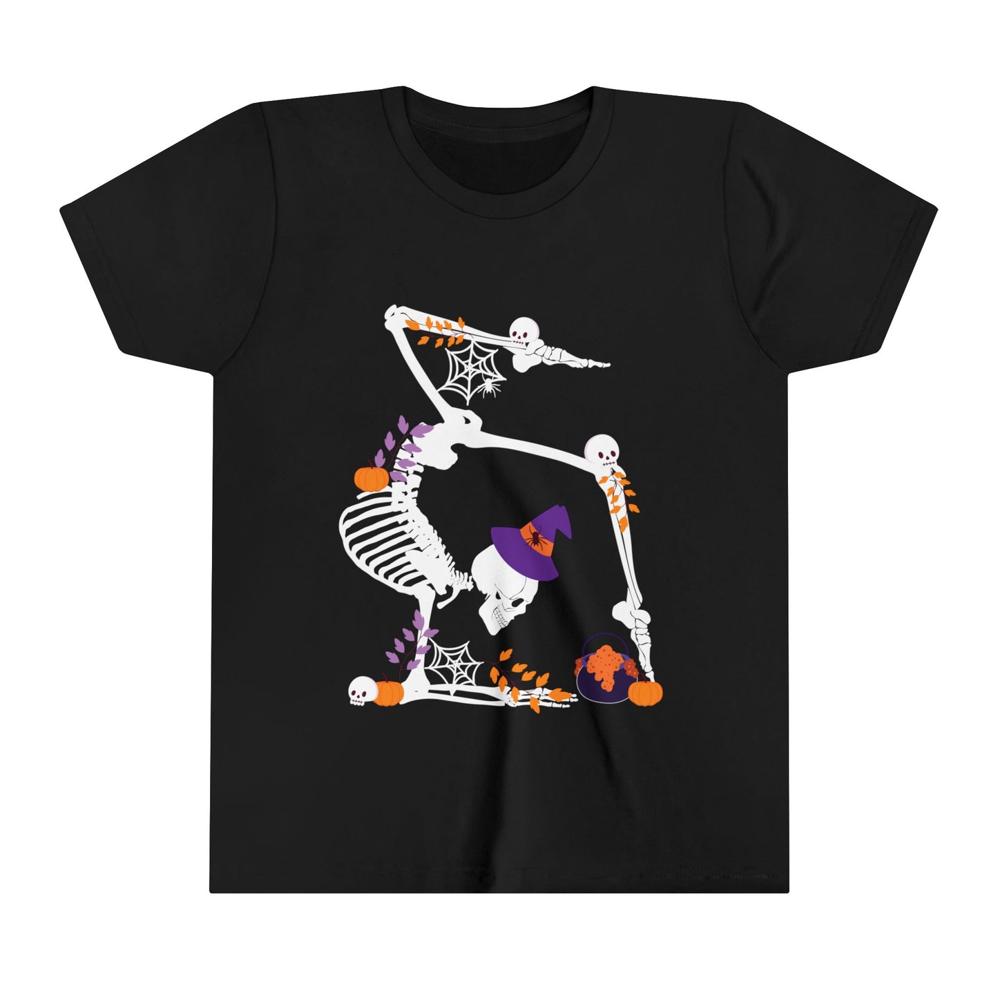 YOUTH Skeleton Gymnast, Youth Short Sleeve Tee