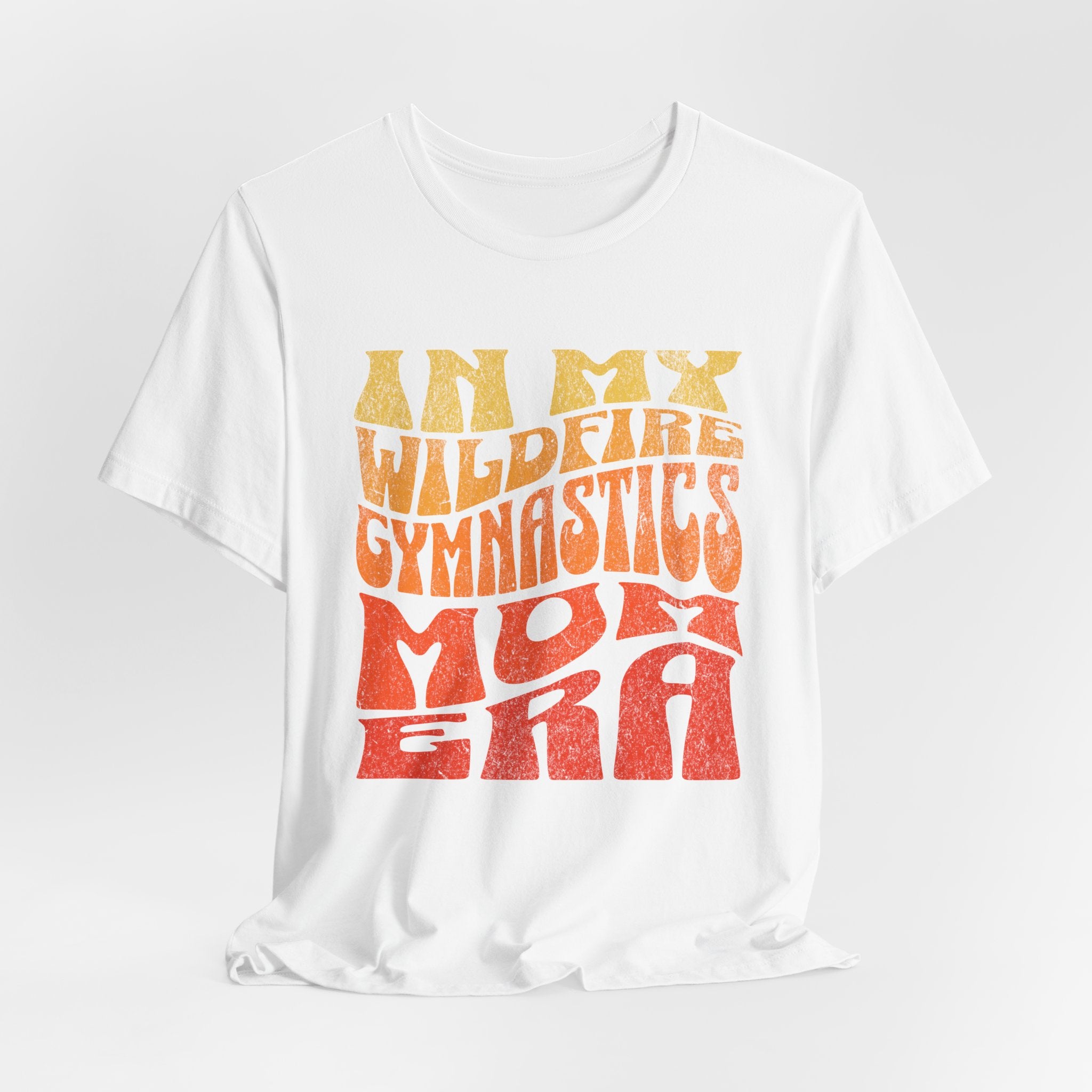 In My Wildfire Gymnastics Mom Era, Unisex Jersey Short Sleeve Tee