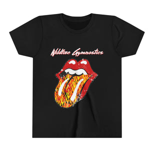 Flame Rolling Stones, Kids Softstyle Tee