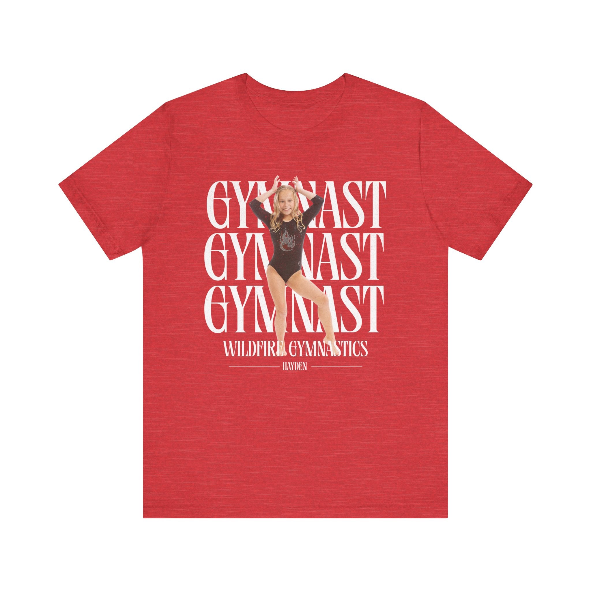 CUSTOM Gymnast Wildfire Unisex T-Shirt