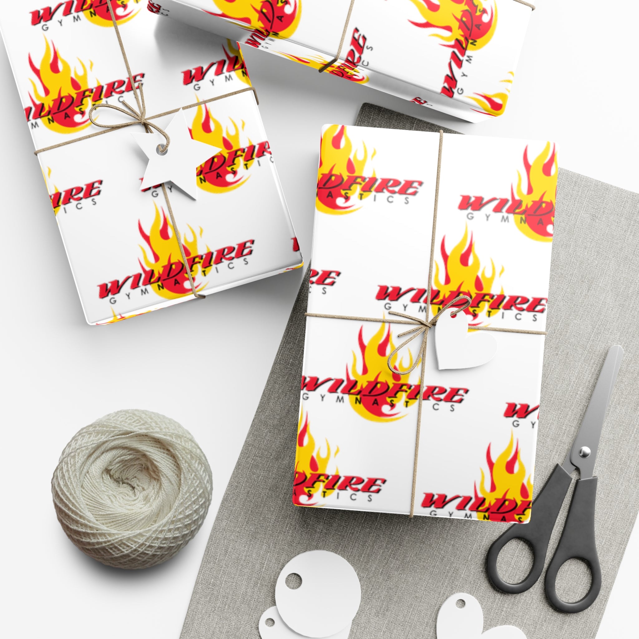 White Wildfire Logo Gift Wrap