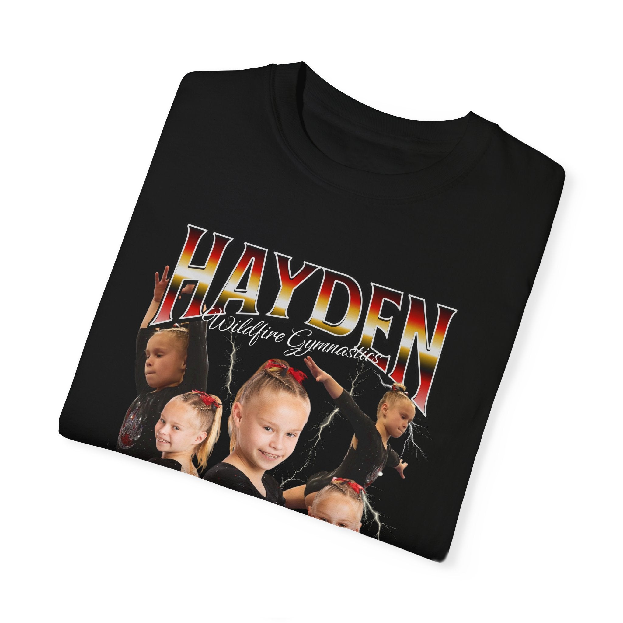CUSTOM: Gymnast Name & Photo Retro T-shirt