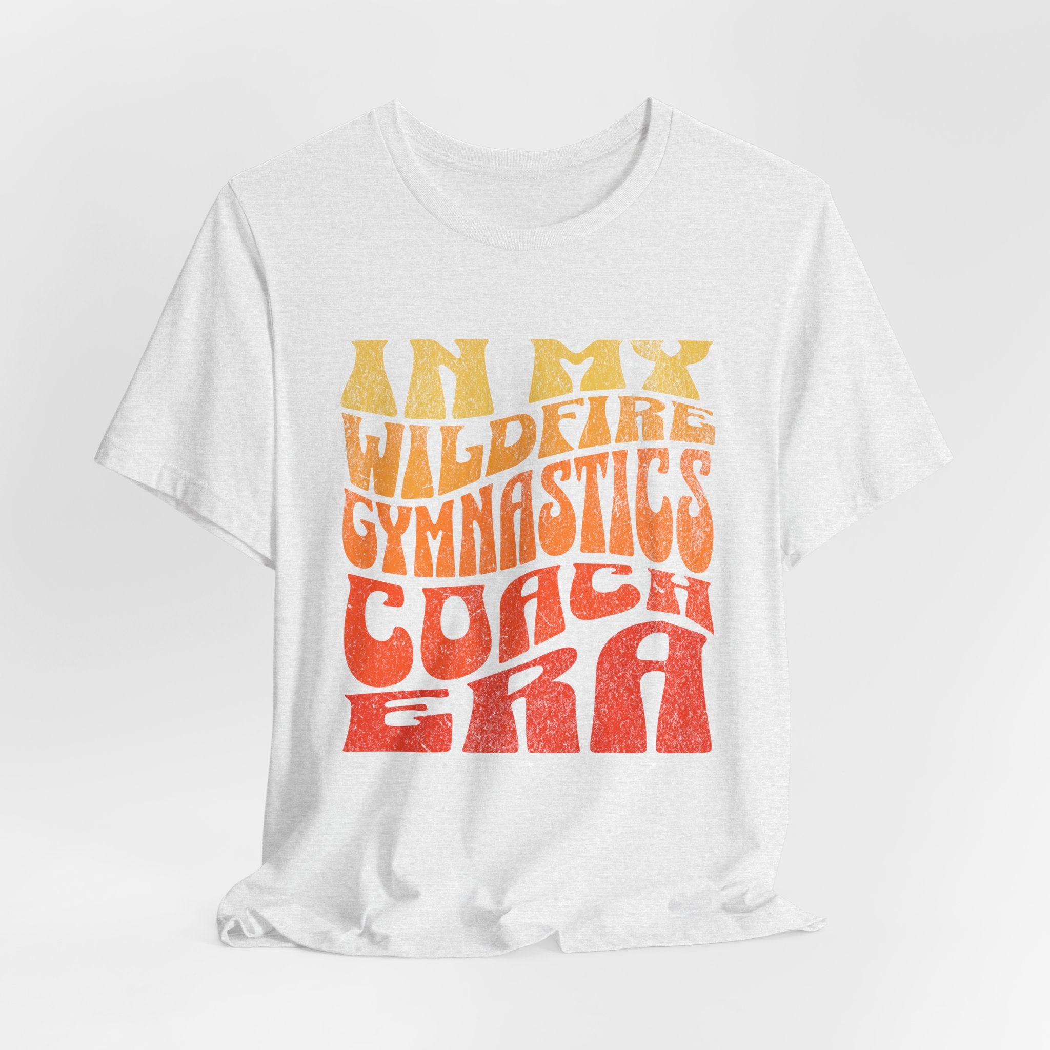 In My Wildfire Gymnastics COACH Era, Unisex Jersey Short Sleeve Tee