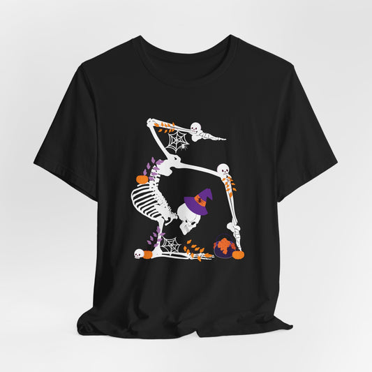 ADULT Skeleton Gymnast, Unisex Jersey Short Sleeve Tee