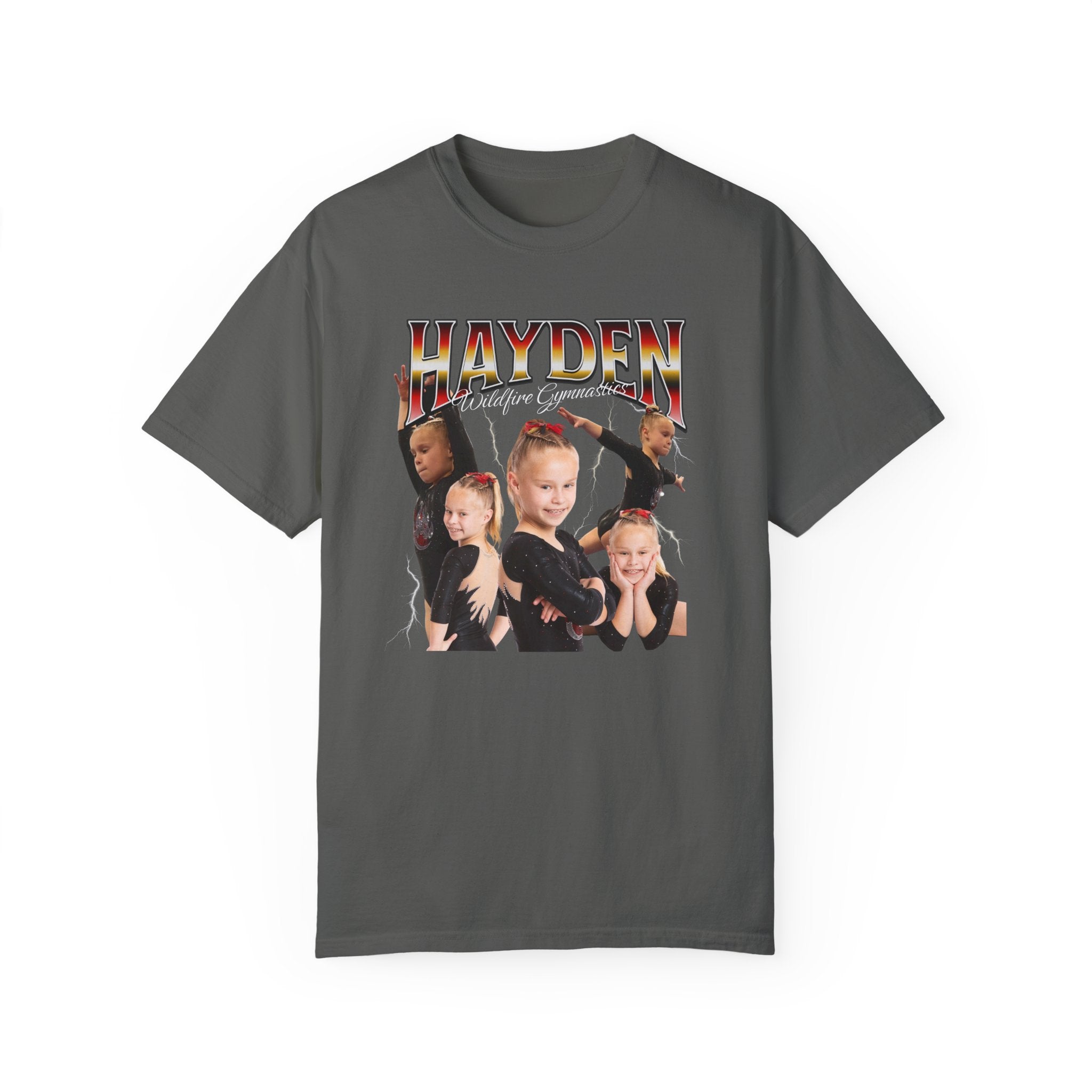 CUSTOM: Gymnast Name & Photo Retro T-shirt