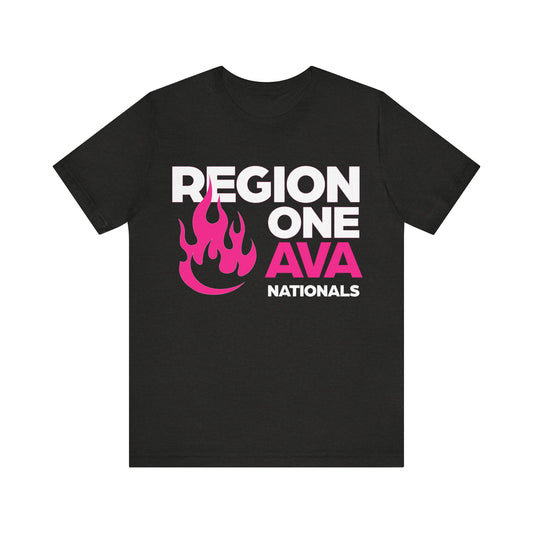 Region One Ava, Nationals 2024, Unisex Jersey Short Sleeve Tee